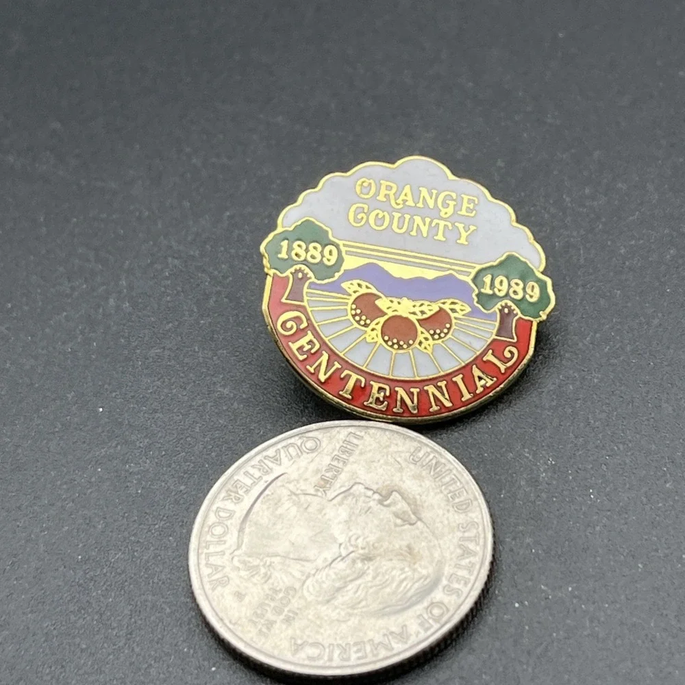 Orange County Centennial 100 Years Lapel Hat‎ Pin
